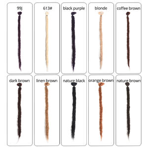 Extensions de cheveux afro synthétiques bon marché, <span class=keywords><strong>dreadlocks</strong></span> douces, tresses au crochet, extensions de <span class=keywords><strong>dreadlocks</strong></span> artificielles - Product Image 4