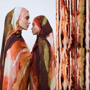 <span class=keywords><strong>Hijab</strong></span> Muçulmano Personalizado com Logo - Modal Satin Respirável para Todas as Estações - Lenço Simples e Modesto para Mulheres - Product Image 4