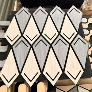 Akupanel แผ่นไม้อะคูสติกที่ทันสมัยแผ่นฝ้าเพดานฉนวนกัน<span class=keywords><strong>เสียง</strong></span>การออกแบบผนัง - Product Image 2