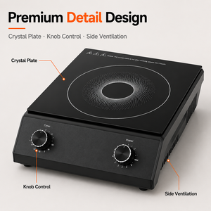 Prix Compétitifs pour Plaques à Induction Monoplaques à Commande Tactile, Cuisinières Électriques Infrarouges Portables KI02027 - Product Image 3