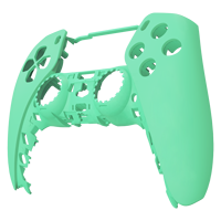 Pour coque avant du contrôleur PS5-Façade de remplacement personnalisée mate vert menthe, conception de poignée ergonomique