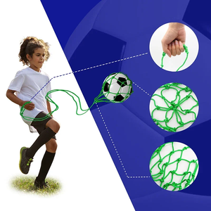 Sac de transport en nylon pour ballon de football et de basketball, avec filet de sport professionnel en maille solide pour l'entraînement individuel de football pour jeunes, idéal pour l'extérieur - Product Image 4
