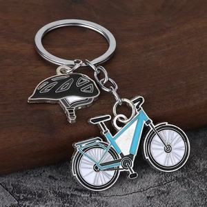 <span class=keywords><strong>Porte</strong></span>-clés vélo mousqueton en alliage, style vintage dessin animé, léger, breloque de sac, accessoire de mode, vente en gros - Product Image 3