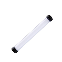 Tube en plastique pour l'affichage et l'emballage d'objets transparents de petite taille