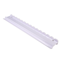 Support de Mahjong en Acrylique Violet Lavande avec Poussoir à Coquille Saint-Jacques pour 14-17 Tuiles, Plateau de Mahjong Américain