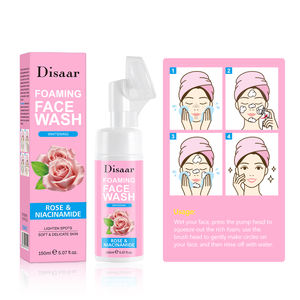 Espuma Facial Limpiadora <span class=keywords><strong>de</strong></span> Rosas con Niacinamida para el Cuidado <span class=keywords><strong>de</strong></span> <span class=keywords><strong>la</strong></span> Piel, Ilumina, Aclara <span class=keywords><strong>Manchas</strong></span>, Suaviza, Mousse Limpiadora Facial - Product Image 5