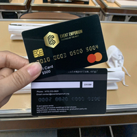 Cartes de fidélité avec bande magnétique, numéro en relief, estampage à chaud doré, code-barres, code QR, carte de récompense VIP personnalisée en plastique