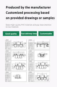 Services personnalisables d'extrusion de moulage de joint de construction de <span class=keywords><strong>PVC</strong></span> disponibles - Product Image 6