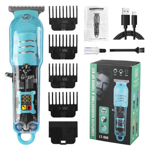 Tondeuse à poils électrique professionnelle sans fil pour animaux de compagnie, kit de coupe portable rechargeable pour la maison - Product Image 3