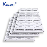 Label Stiker Barcode Pengiriman Alamat Kinmit FBA, Kertas Tahan Air Kuat Bersertifikasi ISO9001, 30 Lembar, 1'' X 2.62'', 30 Per Lembar