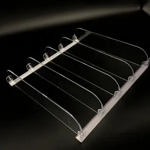 Plastics Shelf Divider Plastic Acrylic Grocery Supermarket Retail Display Beer Shelf Pusher System Divider