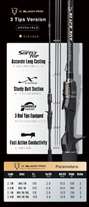 <span class=keywords><strong>Canne</strong></span> <span class=keywords><strong>à</strong></span> <span class=keywords><strong>pêche</strong></span> HISTAR MS-X Carbon K personnalisable, action rapide, 2 hameçons, 1,8 m, 2,46 m, composite, pour lac, ruisseau, rivière - Product Image 5