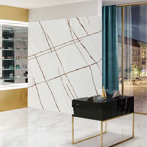 Menes Modern Gold Calacatta <b>Quartz</b> Countertops Vanity Tops Table Tops Eco-Friendly Water Fire Resistant Durable Low Maintenance - Product Image 3