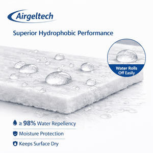 Couverture isolante en aérogel de silice de 10 mm pour système de toiture, ignifuge A1, faible conductivité thermique, barrière thermique pour toiture - Product Image 2