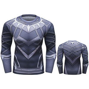 Camiseta deportiva con estampado Digital 3D de personajes de películas de Anime para hombre, camisetas personalizadas con tu propio logotipo, camisetas Rash Guard BJJ JIU JITSU para hombre - Product Image 2