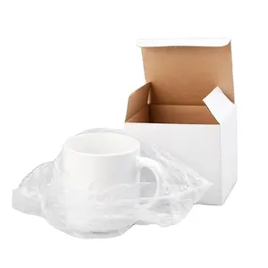 6oz Costom Sublimation Coated Ceramic Coffee Mug Cute White Heat Press Transfer Printing Mini Kids Mugs