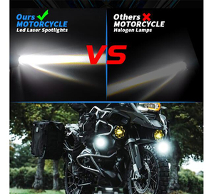 Sistema de Iluminación para Motocicleta de 20 W, Faro Delantero LED de Doble Color para Motocicleta, <span class=keywords><strong>Mini</strong></span> Luces de Conducción para Motocicleta - Product Image 4