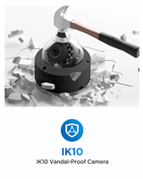 4COVR 8-Kanal CCTV-Kamerasystem 4K, 6X 8MP IK10 Kommerzielle Kabelgebundene PoE IP-Dome-Kamera IP67, 24/7 Heimüberwachung für Außenbereich