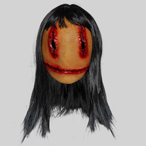 BAIEG Femme Fantôme <span class=keywords><strong>Visage</strong></span> <span class=keywords><strong>Masque</strong></span> Horreur Film Inspiré Latex Mascarade Prank pour Halloween Party Effrayant pour Fantôme <span class=keywords><strong>Visage</strong></span> Props - Product Image 5