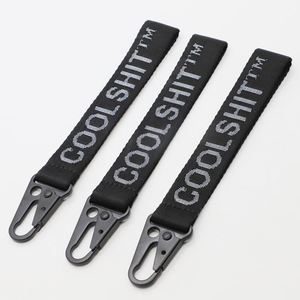 Custom Premium Jacquard Nylon Short Lanyard with Carabiner Personalized Lanyards for Extreme Sports and Brand Promotion - Product Image 1