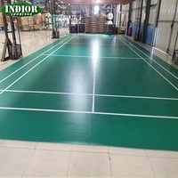 Professioneller Moderner Turnhallen-Tischtennisboden Vinyl-Bodenbelag PVC Wasserdicht Feuerfest Rutschfest Verschleißfest Umweltfreundlich Innenbodenbelag