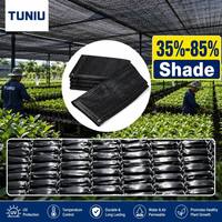 Filet d'ombrage noir en maille HDPE sur mesure, taux d'ombrage 30%-95%, rouleau de filet de couverture pour serre 4m x 50m pour l'agriculture