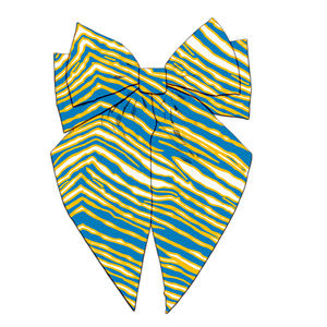 Barrette à cheveux personnalisée avec <span class=keywords><strong>des</strong></span> rayures zébrées de couleur Los Angeles, barrette à cheveux à ressort, barrette à cheveux pour cadeau, accessoire de cheveux en soie pour le sport - Product Image 1