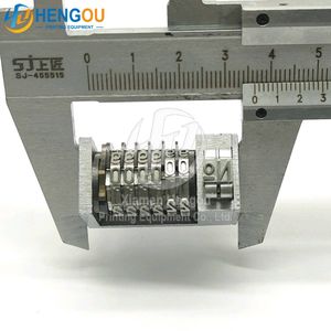 Máquina de numeración de 6 dígitos, tipo gótico delantero, fregadero ajustable, piezas de máquina de impresión Offest - Product Image 2