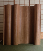 Paravent moderne en bambou, séparateur de pièce portable, écran en bois pliable, cloison mobile de bureau, panneaux de séparation