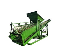 Trommel de compostage mobile, cribleuse de terre de surface, installation de criblage de pierres, installation de criblage à tambour pour sable à vendre