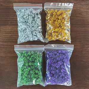 Gros <span class=keywords><strong>dreadlocks</strong></span> anneau de cheveux styles de cheveux outils accessoires colorés perles de décoration en acier inoxydable <span class=keywords><strong>pour</strong></span> <span class=keywords><strong>dreadlocks</strong></span> - Product Image 4