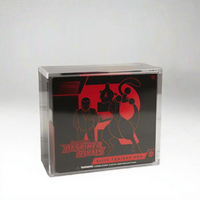Boîte de rangement et de protection Henghong ETB moderne en acrylique écologique avec couvercle magnétique, protection UV, transparente et facile à utiliser