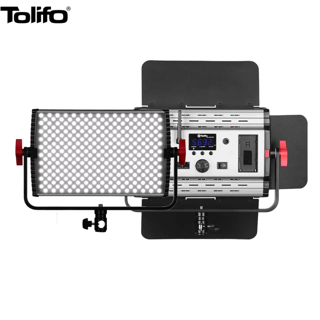 Tolifo GK-900B PRO LED Panel Video Light Dimmable Super Bright  Filming Studio Photography Light