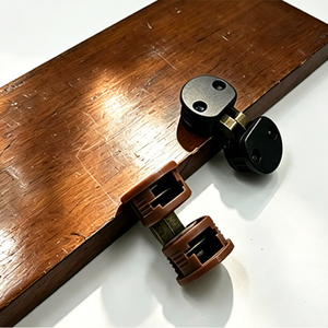 Brown Concealed Cross Furniture <b>Hinge</b> Nylon <b>Flap</b> Door Hidden <b>Hinge</b> for Bedroom Home Office Cabinet - Product Image 4