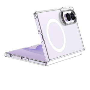 Nouvelle arrivée, <span class=keywords><strong>coque</strong></span> transparente <span class=keywords><strong>anti</strong></span>-<span class=keywords><strong>jaunissement</strong></span> pour Samsung Galaxy Z Fold8, <span class=keywords><strong>coque</strong></span> magnétique <span class=keywords><strong>anti</strong></span>-chute, compatible avec la charge sans fil - Product Image 3