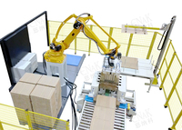 Machine de palettisation automatique Abb à bas prix pour cartons et sacs de 25 kg et 50 kg