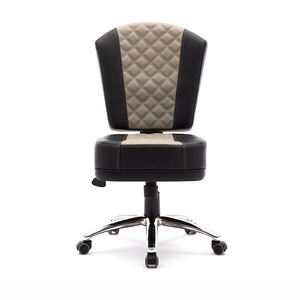 Sillas de Póker de Alta Calidad en Oferta, Sillas de Casino Grandes de Cuero Genuino, Base Redonda Negra, Sillas para Máquinas Tragamonedas - Product Image 1