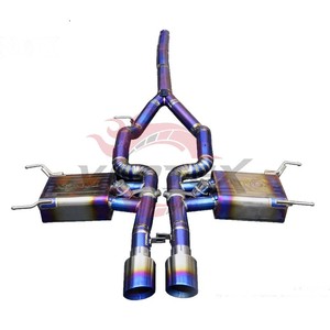 Vortex Titanium Valvetronic Exhaust for Jaguar F-Type 2.0T Performance Muffler Y Pipe Center Dual Tips Catback - Product Image 1