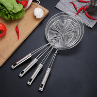 Saringan Minyak Stainless Steel, Alat Dapur, Penyaring Gorengan, Saringan Laba-laba