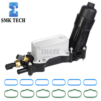 Refroidisseur d'huile moteur 68105583AF, ensemble adaptateur de boîtier de filtre à huile avec capteur de joints pour 2014-2017 Chry-Sler 200 Dod-ge