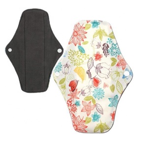 Assorbenti <span class=keywords><strong>Mestruali</strong></span> Ecologici in Carbone di Bambù per Donne, Riutilizzabili e Lavabili, Assorbenti in Tessuto di Bambù - Product Image 4