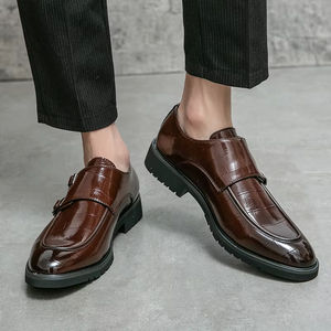 Zapatos Formales de Hombre de Cuero Genuino Británico de Alta Calidad, Diseño de Lujo para Negocios, con Cierre de Cordones, Patrón Hecho a Mano, Gran Venta - Product Image 5