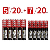 Lei She No. N.° 5 7 Pilas de Zinc Carbono de 1.5V Duraderas para Aires Acondicionados, Controles Remotos de TV, Relojes Despertadores de Pared, Teclados y Ratones