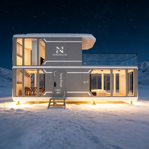 Casa Modular Portátil <span class=keywords><strong>de</strong></span> Dos Pisos, Casa Contenedor Prefabricada, Cabaña <span class=keywords><strong>de</strong></span> Lujo con Energía Solar - Product Image 1