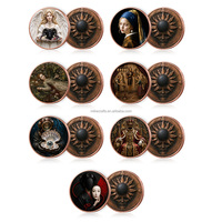 Pièce de monnaie ronde en cuivre personnalisée de 1 oz avec impression d'art de musée et de figures mythologiques pour collection ou cadeau