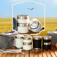 Contenants isothermes Everich pour aliments chauds, boîte à soupe sous vide hermétique 280ml 420ml 450ml, boîte alimentaire à emporter