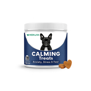 Compléments alimentaires pour animaux de compagnie OEM ODM pour soulager l'anxiété et le stress, friandises naturelles sans céréales au chanvre, saveur bacon, friandises calmantes pour chiens et chats - Product Image 1