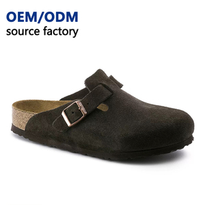 Birkenstocks pour chaussures plates mocassins pour hommes et femmes, semelle en liège légère, toutes saisons - Product Image 4