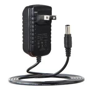 ESann 12W US Plug Internasional 12V 1A Led Strip AC DC Power Adapter 2.1Mm X 5.5Mm untuk DC 12V CCTV Kamera LED Strip Cahaya