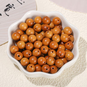 JD GEMS 50 teile/los natürliche Holz perle Sandelholz Buddha Perle Lose Spacer Perle für die Schmuck herstellung - Product Image 4